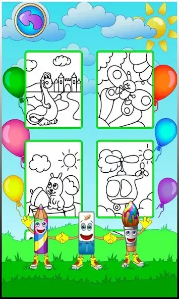 Coloring pages  [МОД Menu] Screenshot 2