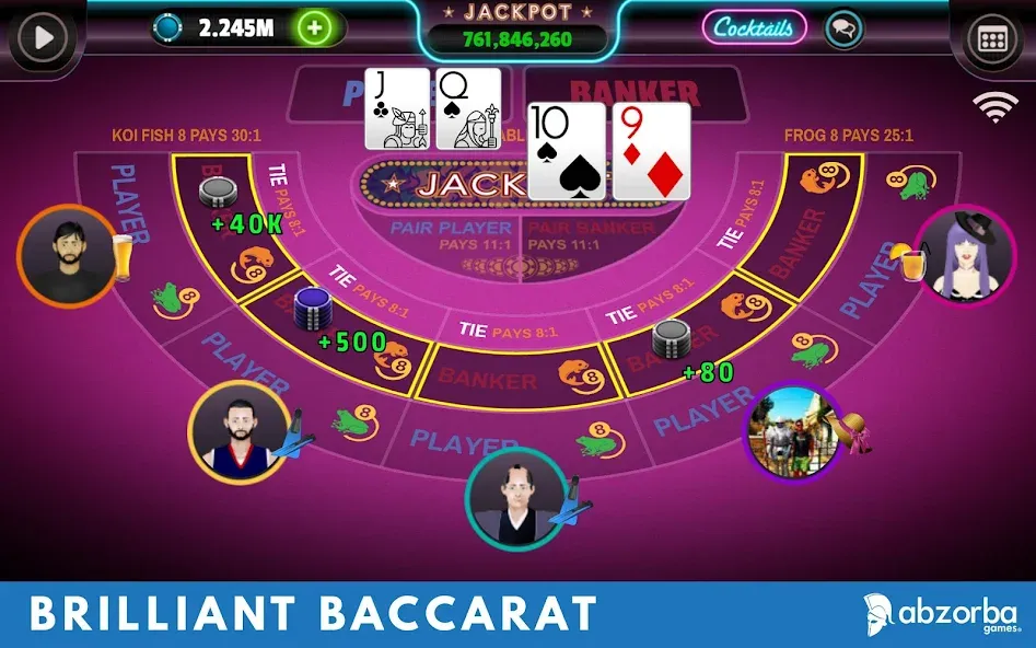 Baccarat (Баккара)  [МОД Бесконечные монеты] Screenshot 1