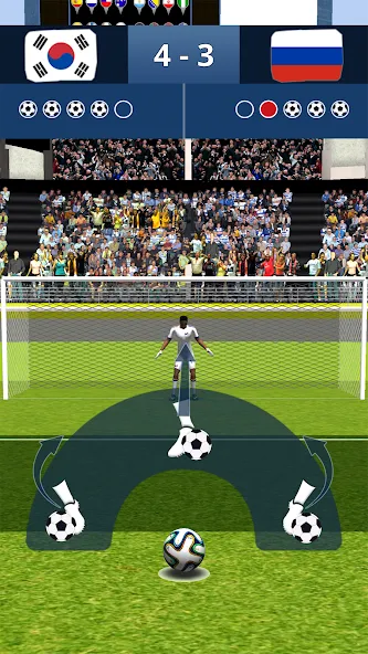 Final Shoot: Penalty-Shootout  [МОД Unlocked] Screenshot 1