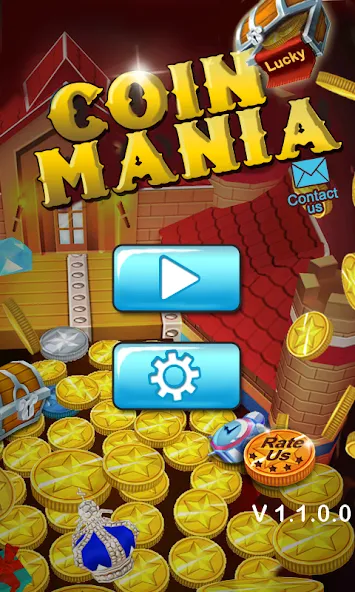 AE Coin Mania : Arcade Fun (Эй Это Мания Монет)  [МОД Много денег] Screenshot 1