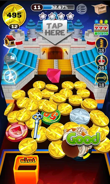 AE Coin Mania : Arcade Fun (Эй Это Мания Монет)  [МОД Много денег] Screenshot 3