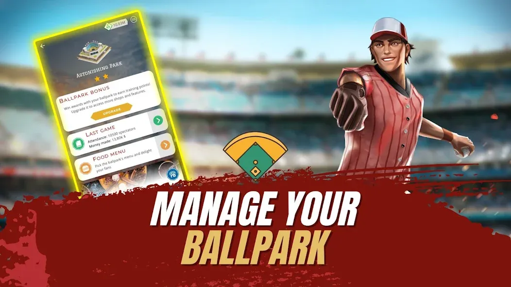 Astonishing Baseball Manager (Астонишинг Бейсбол Менеджер)  [МОД Unlimited Money] Screenshot 4