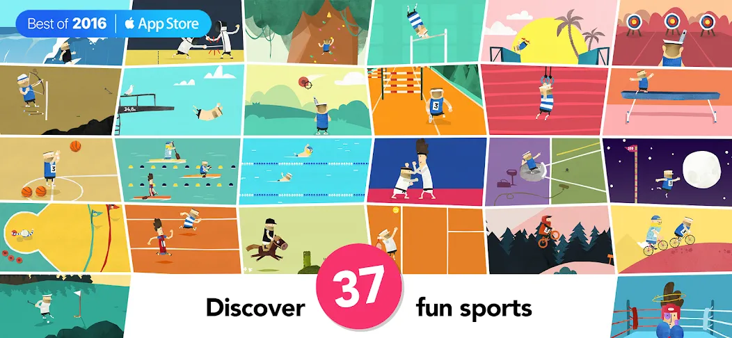 Fiete Sports - 37 Sport Games (Фите Спортс)  [МОД Mega Pack] Screenshot 1