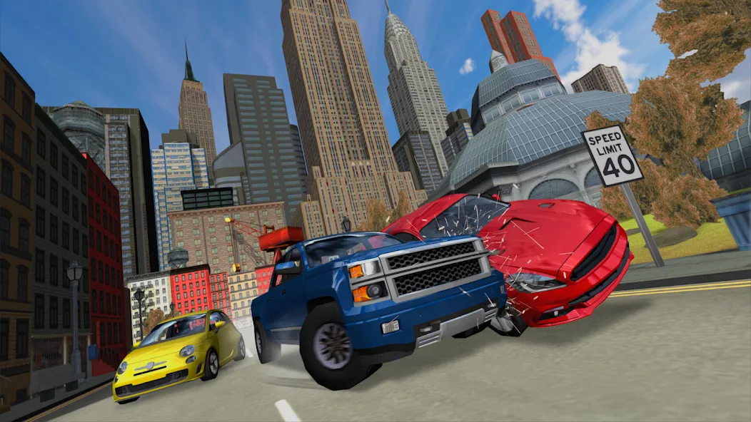 Car Driving Simulator: NY (Симулятор вождения автомобиля)  [МОД Бесконечные деньги] Screenshot 1