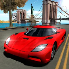 Взлом Car Driving Simulator: NY (Симулятор вождения автомобиля)  [МОД Бесконечные деньги] - стабильная версия apk на Андроид