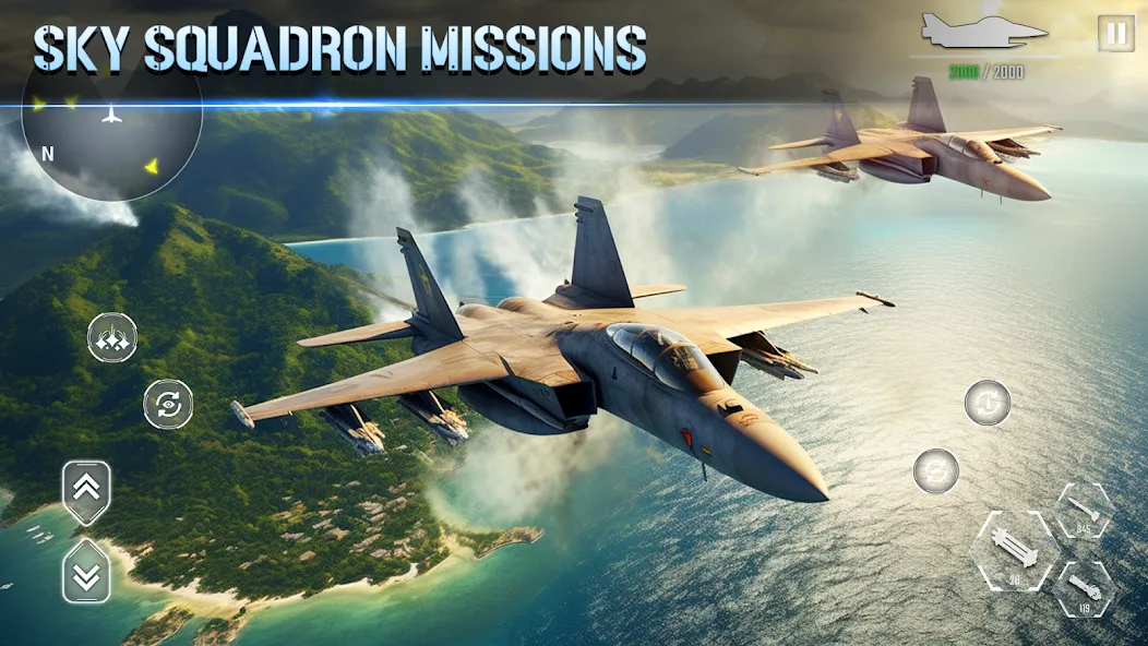 Aircraft Strike: Jet Fighter  [МОД Unlimited Money] Screenshot 3