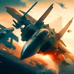 Скачать взлом Aircraft Strike: Jet Fighter  [МОД Unlimited Money] - стабильная версия apk на Андроид