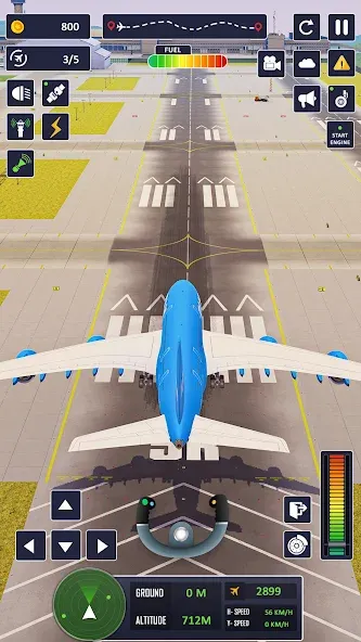 Airplane Game Flight Simulator  [МОД Много монет] Screenshot 2