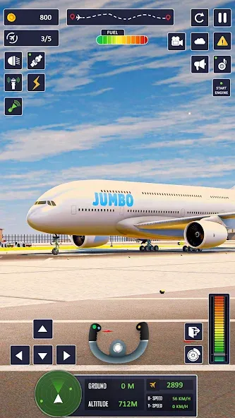 Airplane Game Flight Simulator  [МОД Много монет] Screenshot 4