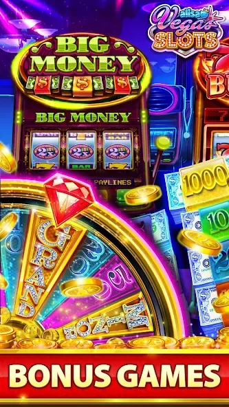 VEGAS Slots by Alisa – Free Fu (Вегас Слоты от Алисы)  [МОД Меню] Screenshot 1