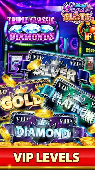 VEGAS Slots by Alisa – Free Fu (Вегас Слоты от Алисы)  [МОД Меню] Screenshot 4