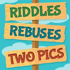 Взломанная Riddles, Rebuses and Two Pics  [МОД Бесконечные монеты] - последняя версия apk на Андроид