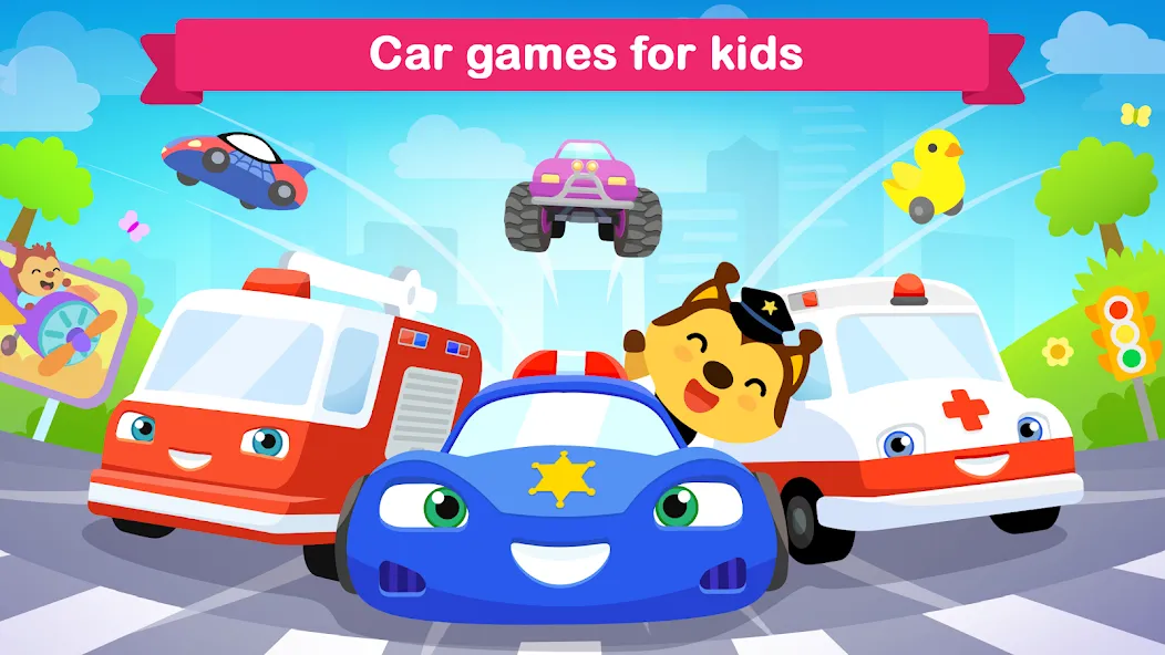 Car games for kids & toddler  [МОД Меню] Screenshot 1