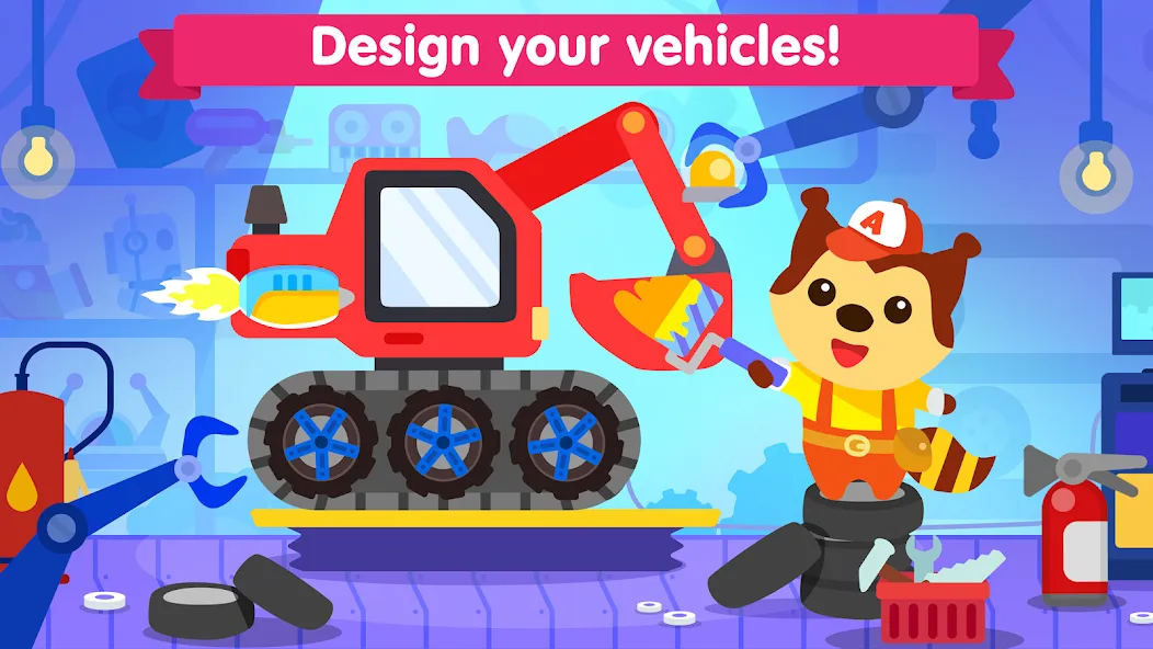 Car games for toddlers & kids  [МОД Бесконечные монеты] Screenshot 1