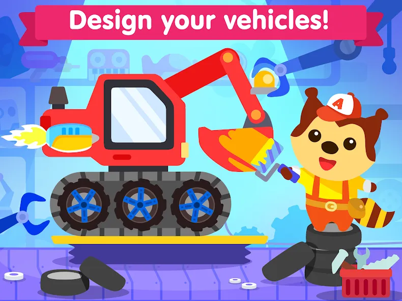 Car games for toddlers & kids  [МОД Бесконечные монеты] Screenshot 4