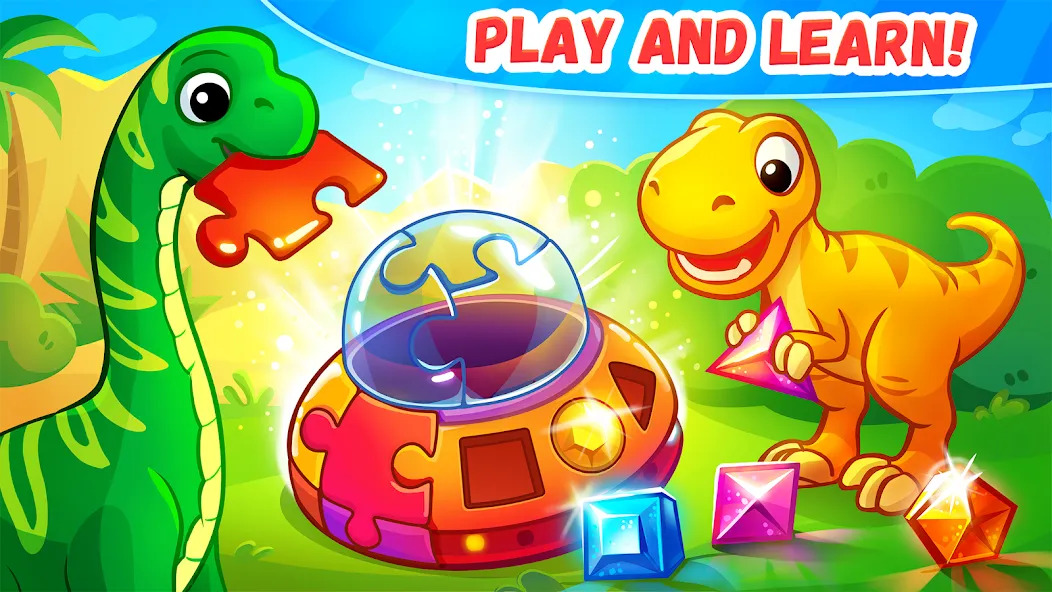 Dinosaur games for kids age 2  [МОД Все открыто] Screenshot 2