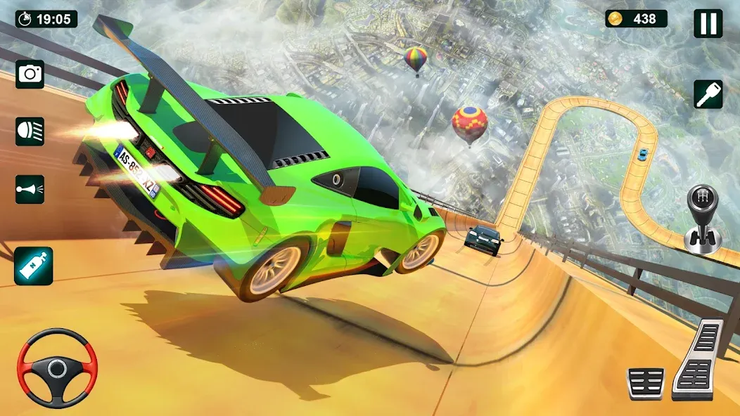 GT Car Stunt 3D: Ramp Car Game  [МОД Unlocked] Screenshot 5