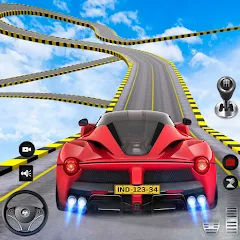 Скачать взломанную GT Car Stunt 3D: Ramp Car Game  [МОД Unlocked] - полная версия apk на Андроид