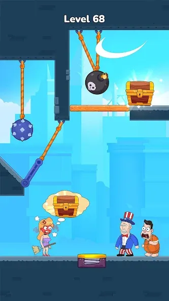 Cut Master: Fun Rope Cut Game (Кат зе Роуп)  [МОД Много монет] Screenshot 2