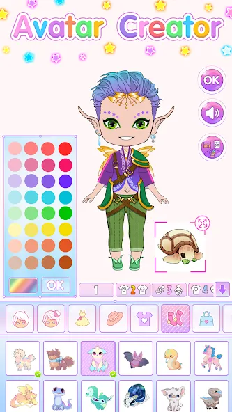 Chibi Doll Dress Up Games  [МОД Unlimited Money] Screenshot 4