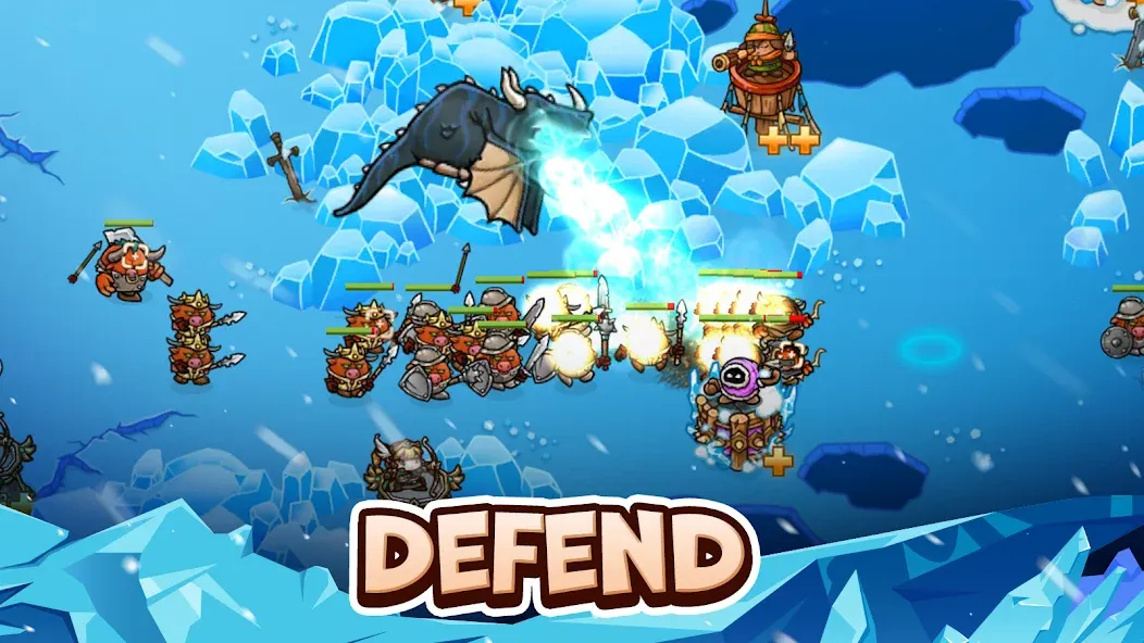 Crazy Defense Heroes - TD Game (Крейзи Дефенс Хероес)  [МОД Все открыто] Screenshot 1