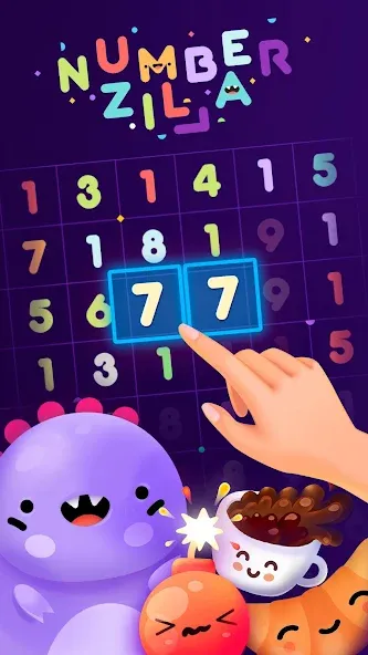 Numberzilla: Number Match Game (Намберзилла)  [МОД Много денег] Screenshot 1