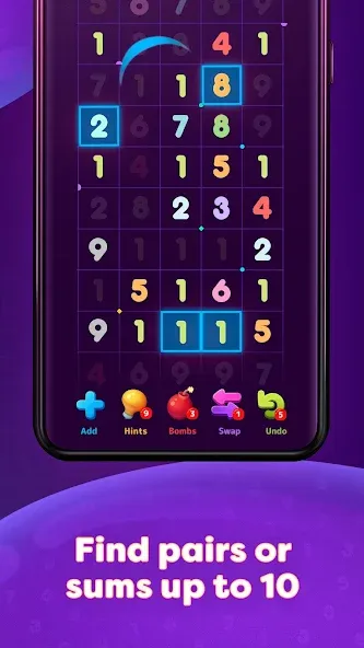 Numberzilla: Number Match Game (Намберзилла)  [МОД Много денег] Screenshot 3