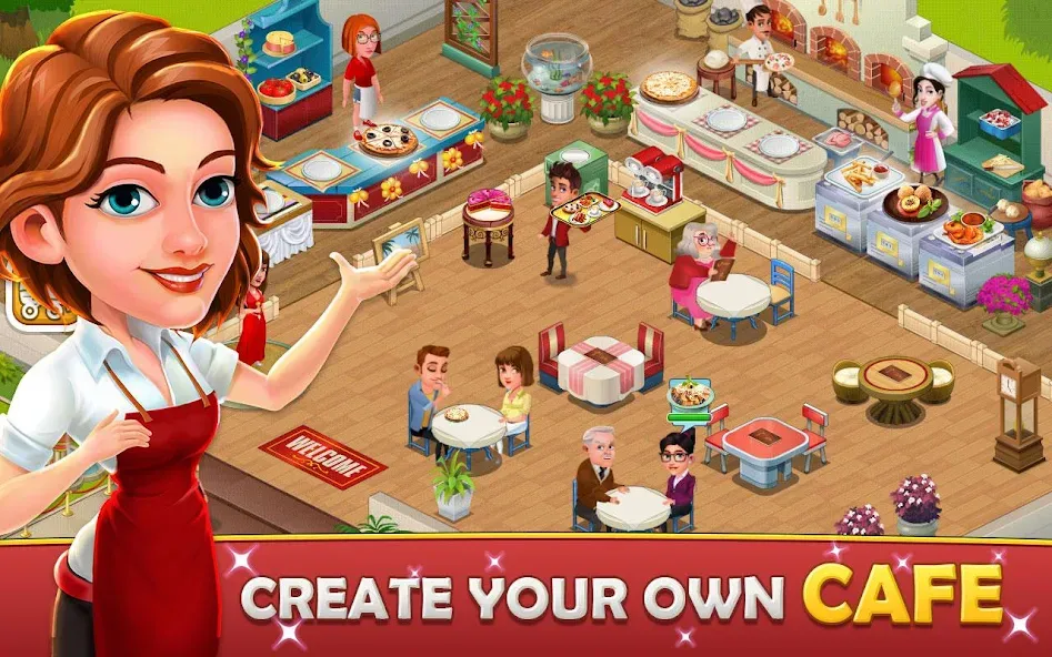 Cafe Tycoon – Cooking & Fun  [МОД Все открыто] Screenshot 1