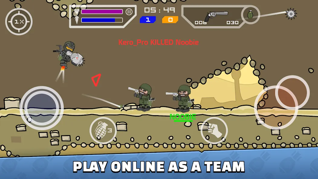 Mini Militia - War.io (Мини Милития)  [МОД Меню] Screenshot 1