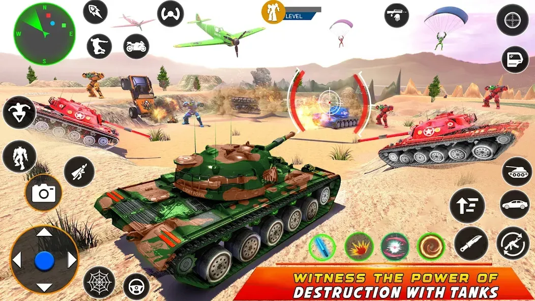 Army Bus Robot Car Game 3d  [МОД Все открыто] Screenshot 3