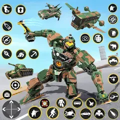 Скачать взломанную Army Bus Robot Car Game 3d  [МОД Все открыто] - полная версия apk на Андроид