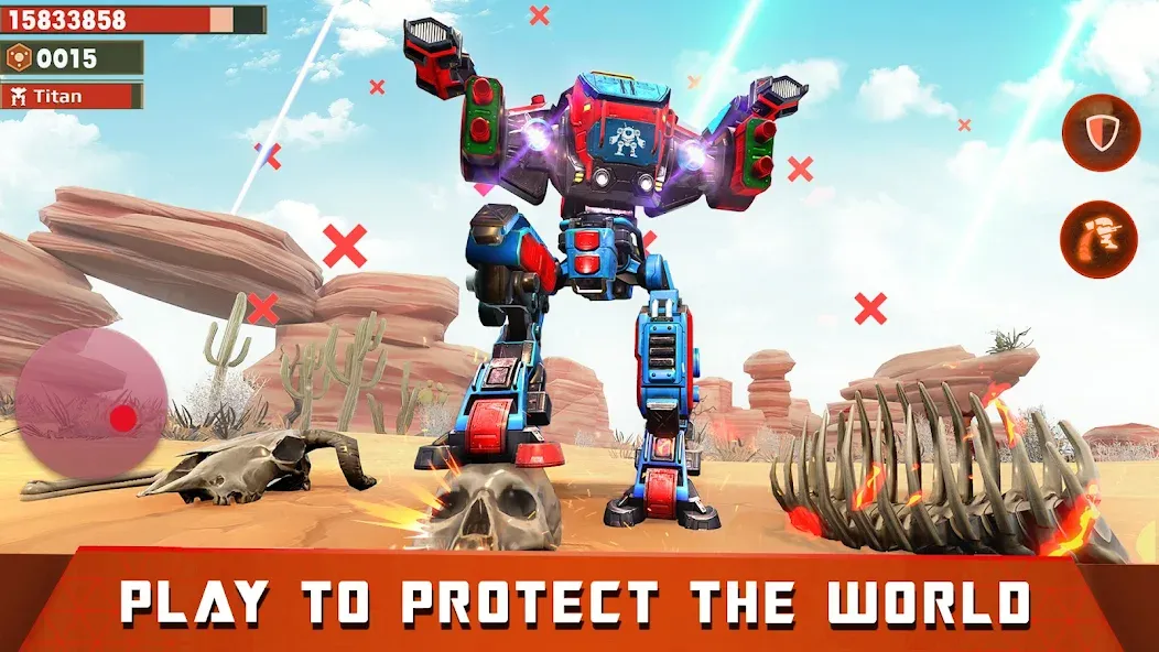 Mech Robot Wars - Multi Robot  [МОД Бесконечные деньги] Screenshot 3