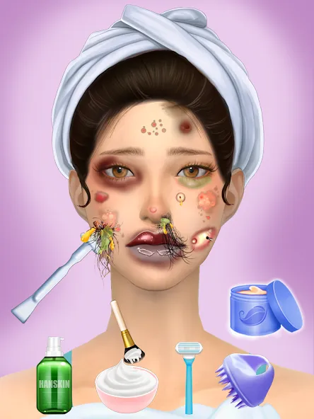 Waxing Spa ASMR Makeover Salon  [МОД Menu] Screenshot 1