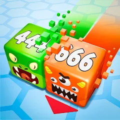 Взломанная Cube Zone io  [МОД Меню] - полная версия apk на Андроид