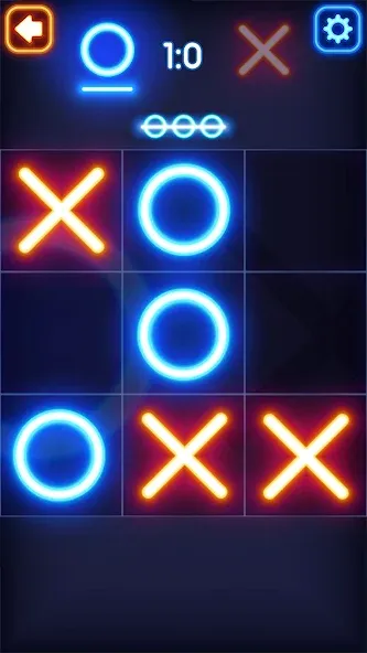 Tic Tac Toe Glow: 2 Players  [МОД Все открыто] Screenshot 5