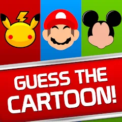 Скачать взлом Guess the Cartoon Character (Догадайтесь кто из мультяшного персонажа)  [МОД Unlocked] - полная версия apk на Андроид