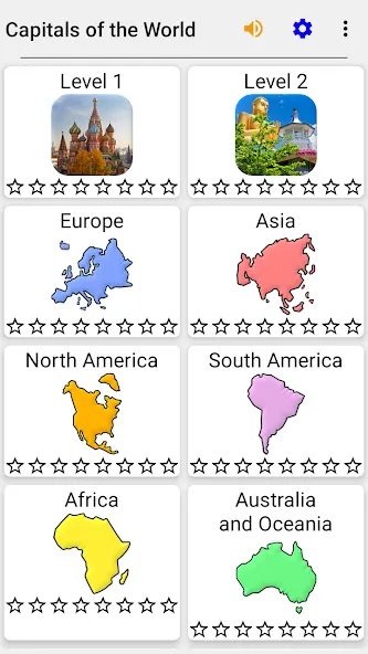 Capitals of the World - Quiz  [МОД Много монет] Screenshot 3