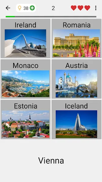 Capitals of the World - Quiz  [МОД Много монет] Screenshot 4