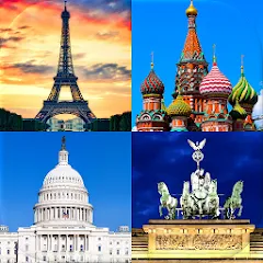 Взлом Capitals of the World - Quiz  [МОД Много монет] - стабильная версия apk на Андроид