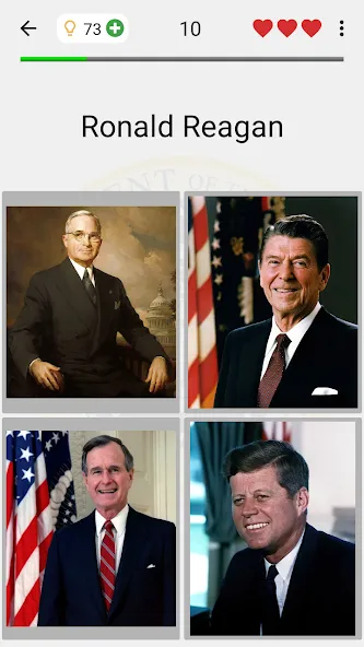 US Presidents and History Quiz  [МОД Unlocked] Screenshot 2