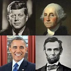 Скачать взломанную US Presidents and History Quiz  [МОД Unlocked] - последняя версия apk на Андроид