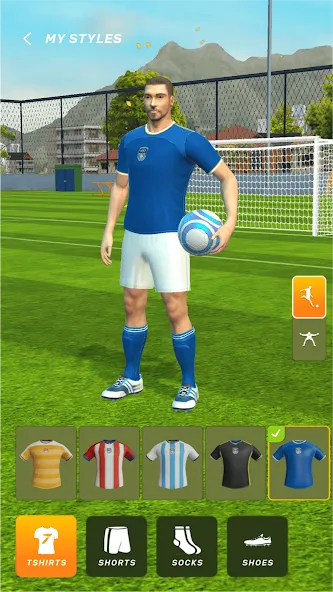 Football World - Real People (Футбол Ворлд)  [МОД Menu] Screenshot 5