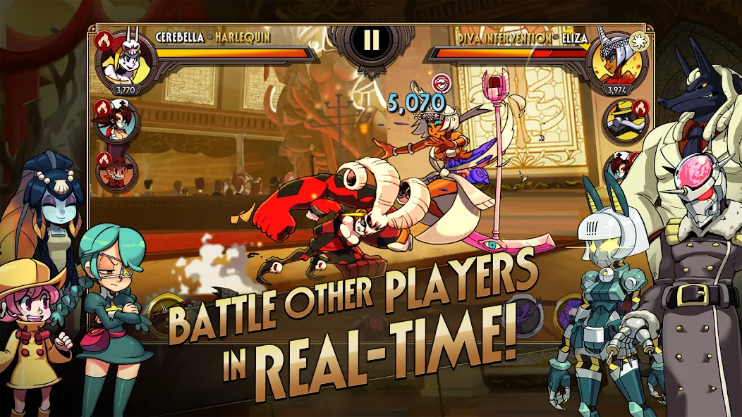 Skullgirls: Fighting RPG (Скулгрлз)  [МОД Unlimited Money] Screenshot 2