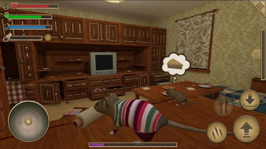 Mouse Simulator :  Forest Home  [МОД Бесконечные деньги] Screenshot 2