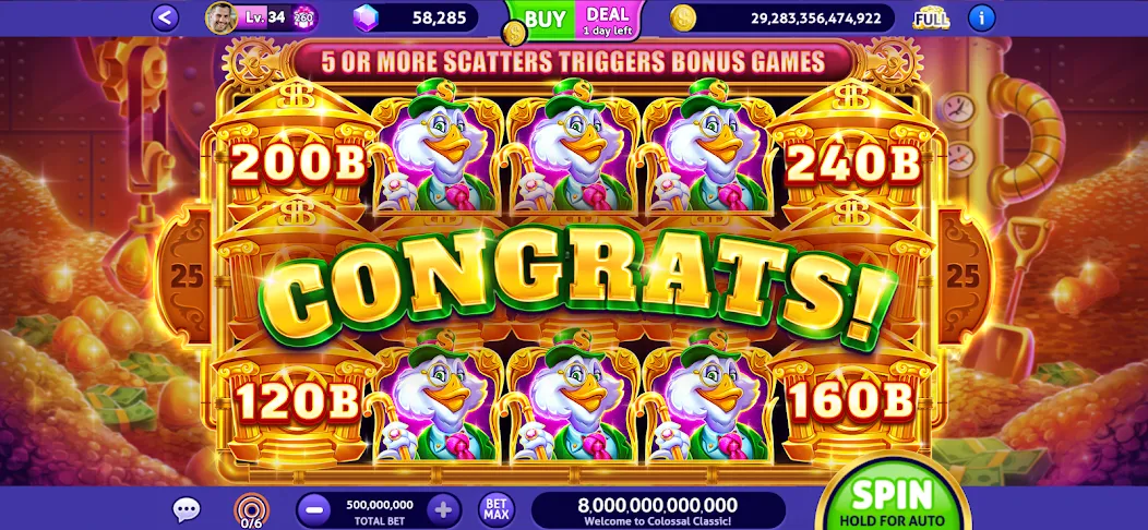 Club Vegas Slots Casino Games (Клуб Вегас)  [МОД Mega Pack] Screenshot 3