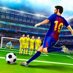 Скачать взломанную Shoot Goal: World Leagues (Шут Гоал)  [МОД Mega Pack] - стабильная версия apk на Андроид