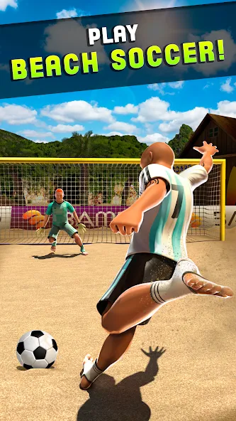 Shoot Goal - Beach Soccer Game (Шут)  [МОД Бесконечные деньги] Screenshot 4