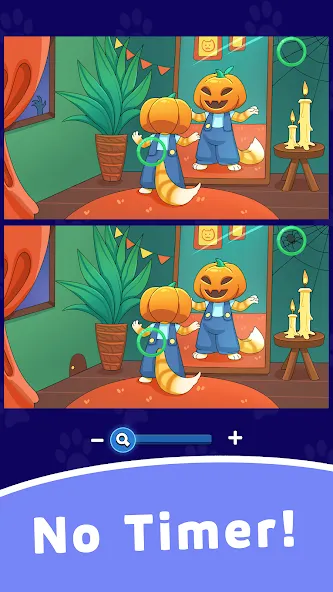 Find Differences: Cute Cats  [МОД Unlocked] Screenshot 3