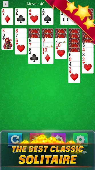 Solitaire Classic (Солитер Классик)  [МОД Unlocked] Screenshot 1