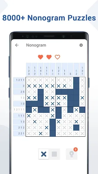 Nonogram - Fun Logic Puzzle (Нонограмма)  [МОД Много денег] Screenshot 2